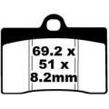 EBC Brakes EPFA Sintered Fast Street and Trackday Pads Front - EPFA95HH EBC Brakes EPFA Sintered Fast Street and Trackday Pads Front - EPFA95HH